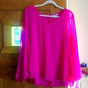 Beautiful pink Jennifer Lopez blouse